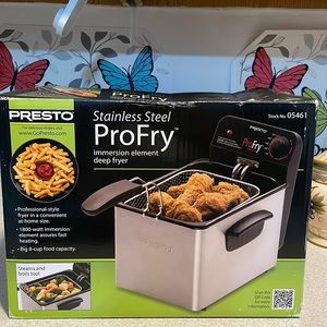 Model name- 05461, Brand- presto, material- stainless steel